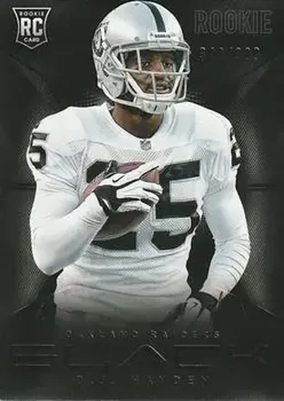 2013 Panini Black #125 - D.J. Hayden - Oakland Raiders