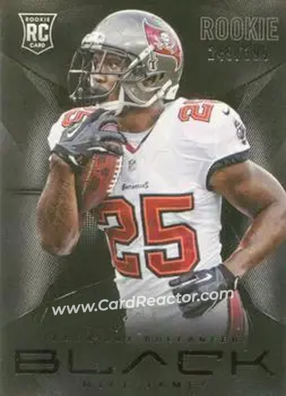 2013 Panini Black #168 - Mike James - Tampa Bay Buccaneers - Front