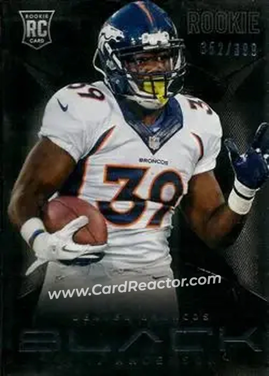 2013 Panini Black #193 - C.J. Anderson - Denver Broncos - Front