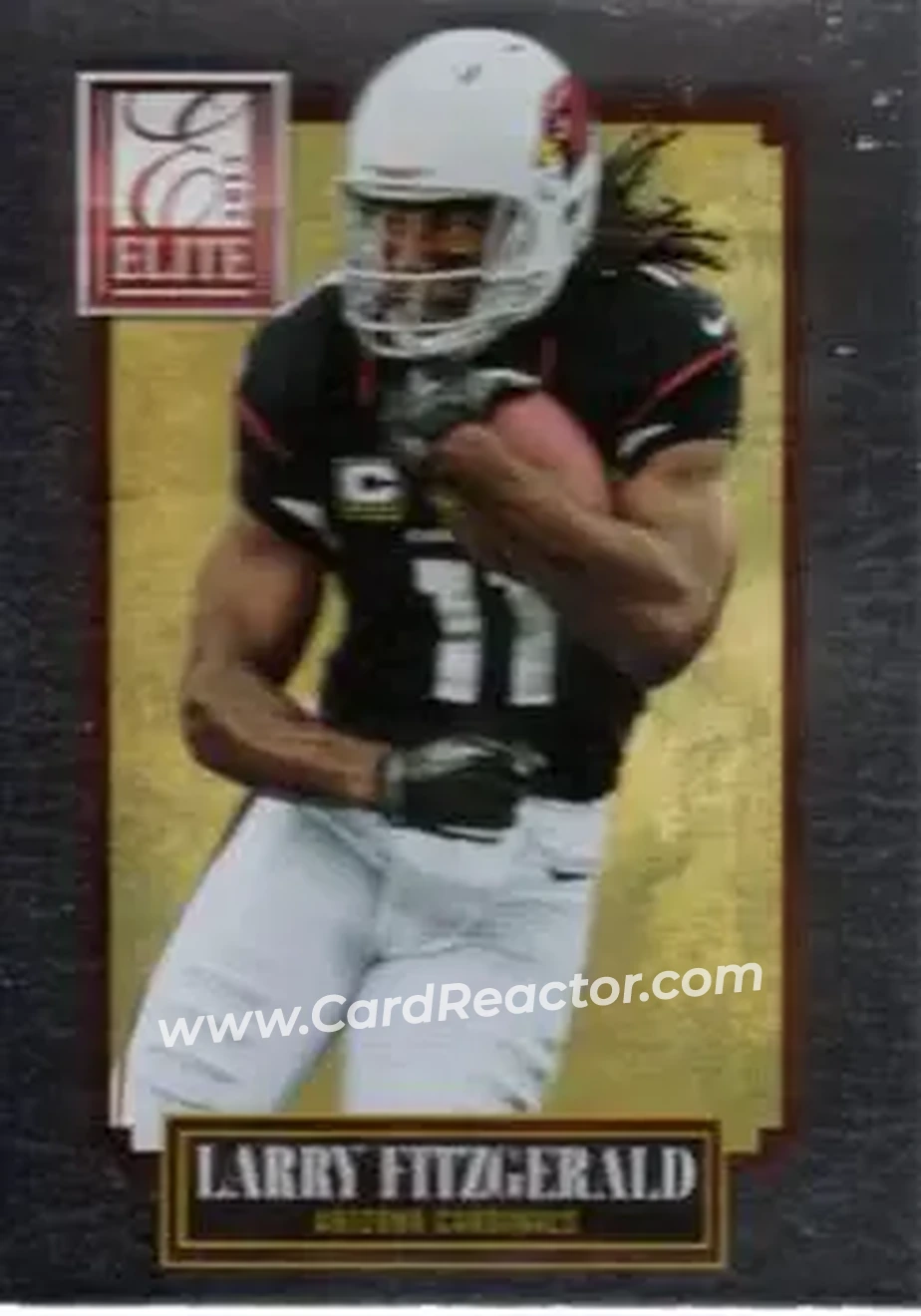 2013 Panini Elite #1 - Larry Fitzgerald - Arizona Cardinals - Front