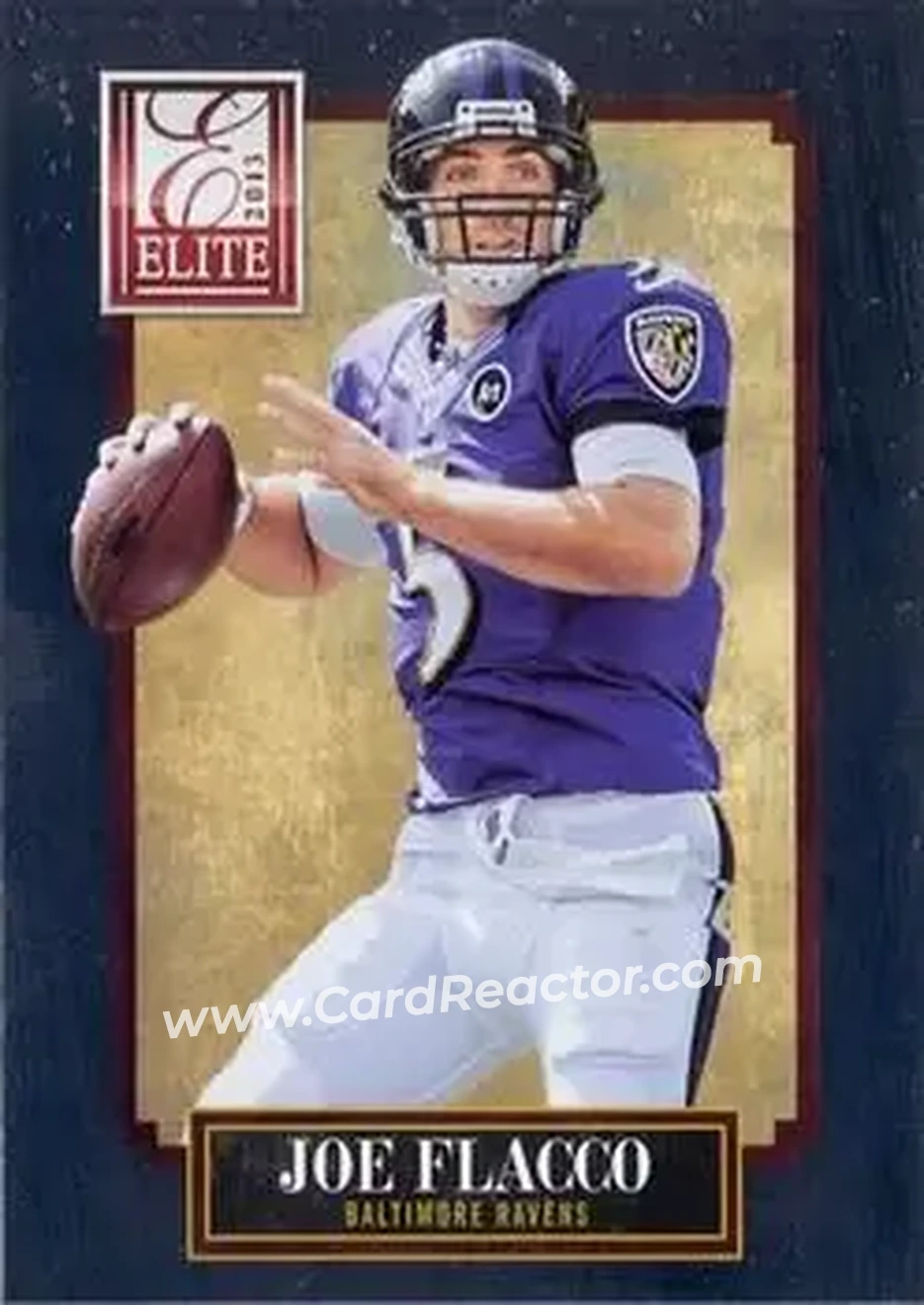 2013 Panini Elite #8 - Joe Flacco - Baltimore Ravens - Front