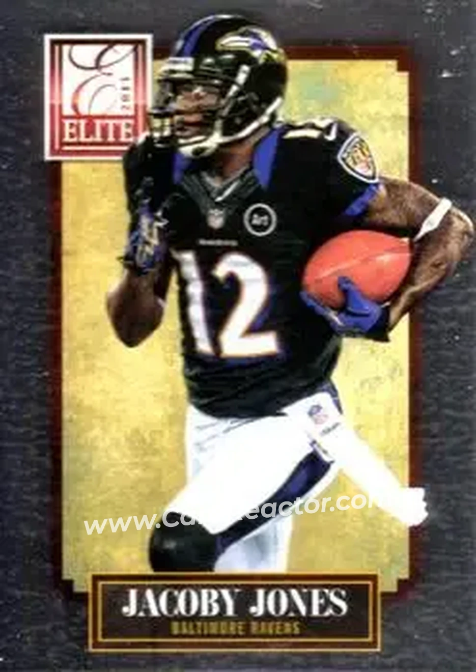 2013 Panini Elite #10 - Jacoby Jones - Baltimore Ravens - Front