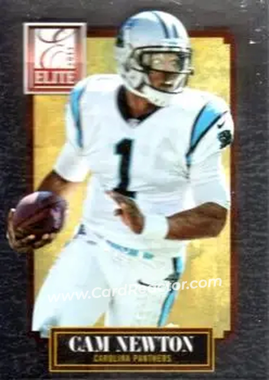 2013 Panini Elite #15 - Cam Newton - Carolina Panthers - Front 2013 Panini Elite #15 - Cam Newton - Carolina Panthers - Front