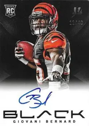 2013 Panini Black #212 - Giovani Bernard - Cincinnati Bengals
