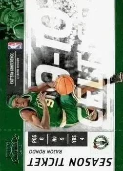 2009-10 Panini Playoff Contenders #3 Rajon Rondo