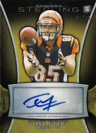 2013 Bowman Sterling - Autographs Gold Refractors #BSA-TE - Tyler Eifert - Cincinnati Bengals