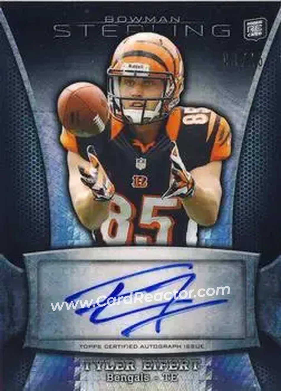 2013 Bowman Sterling - Autographs Prism Refractors #BSA-TE - Tyler Eifert - Cincinnati Bengals - Front