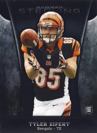 2013 Bowman Sterling - Black Refractors #14 - Tyler Eifert - Cincinnati Bengals