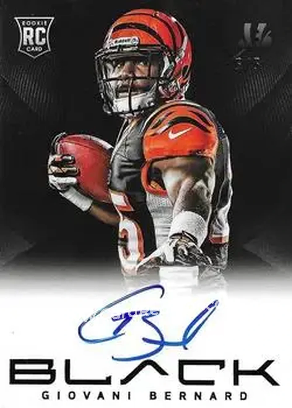 2013 Panini Black - Black #212 - Giovani Bernard - Cincinnati Bengals - Front