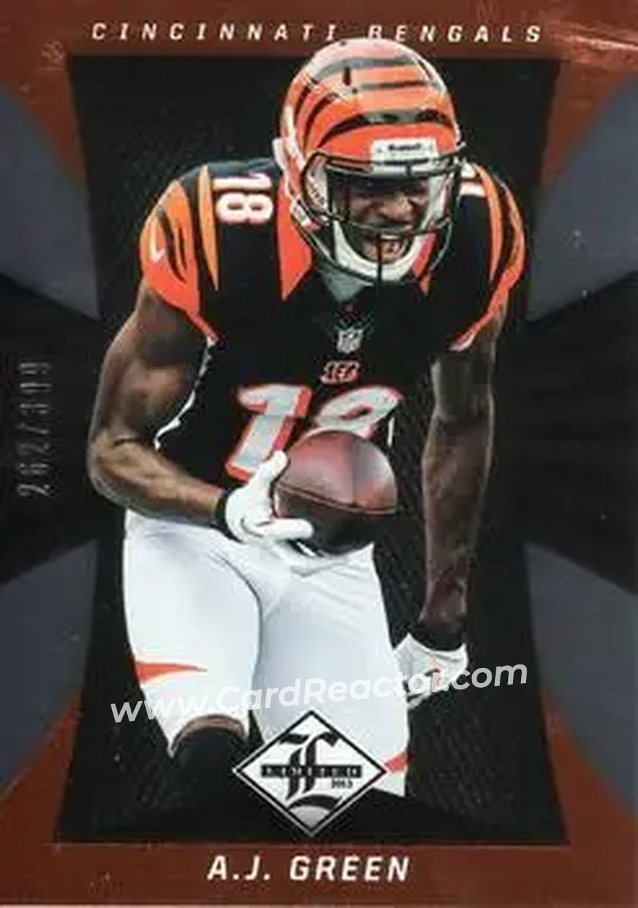 2013 Panini Limited #20 - A.J. Green - Cincinnati Bengals - Front