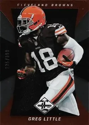 2013 Panini Limited #23 - Greg Little - Cleveland Browns