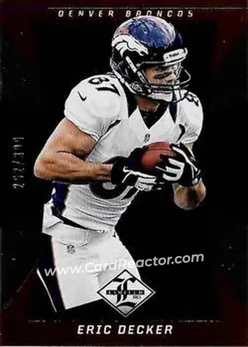 2013 Panini Limited #30 - Eric Decker - Denver Broncos - Front
