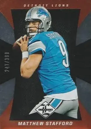 2013 Panini Limited #33 - Matthew Stafford - Detroit Lions