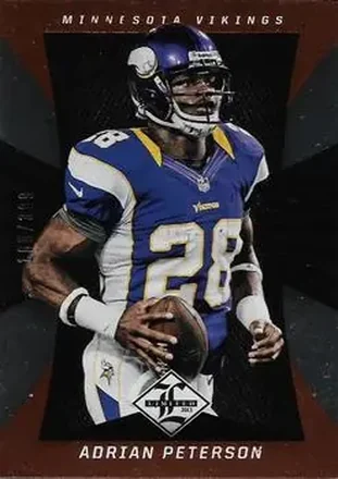 2013 Panini Limited #58 - Adrian Peterson - Minnesota Vikings