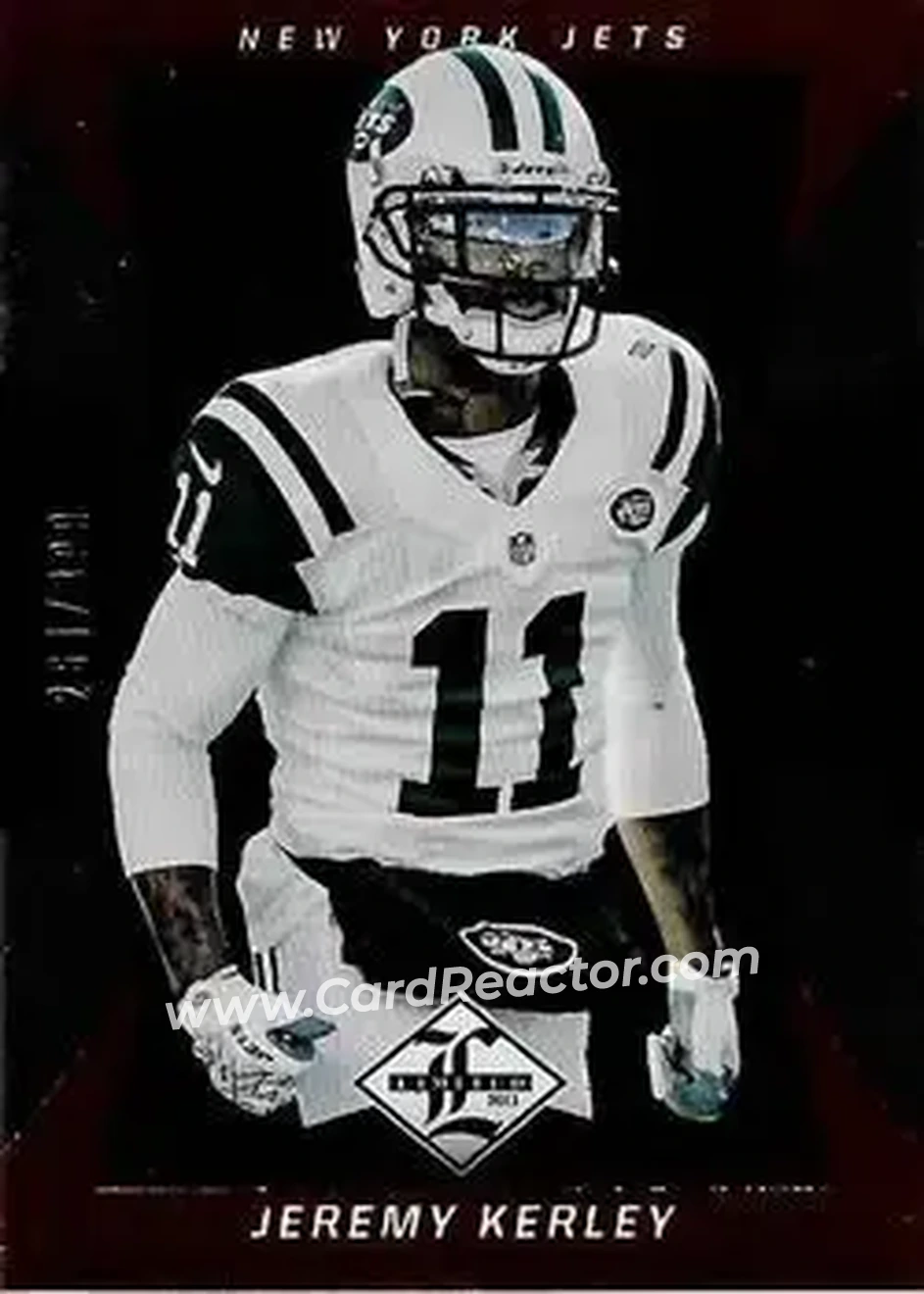 2013 Panini Limited #69 - Jeremy Kerley - New York Jets - Front