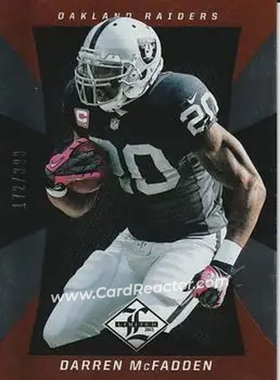 2013 Panini Limited #73 - Darren McFadden - Oakland Raiders - Front 2013 Panini Limited #73 - Darren McFadden - Oakland Raiders - Front