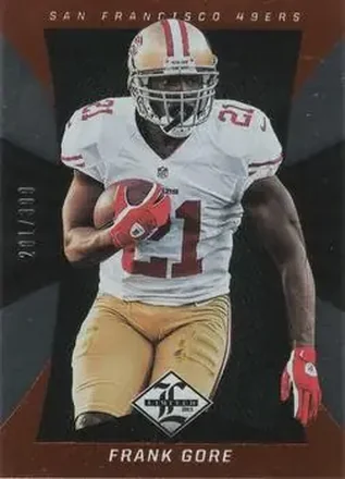 2013 Panini Limited #85 - Frank Gore - San Francisco 49ers