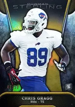2013 Bowman Sterling - Gold Refractors #66 - Chris Gragg - Buffalo Bills