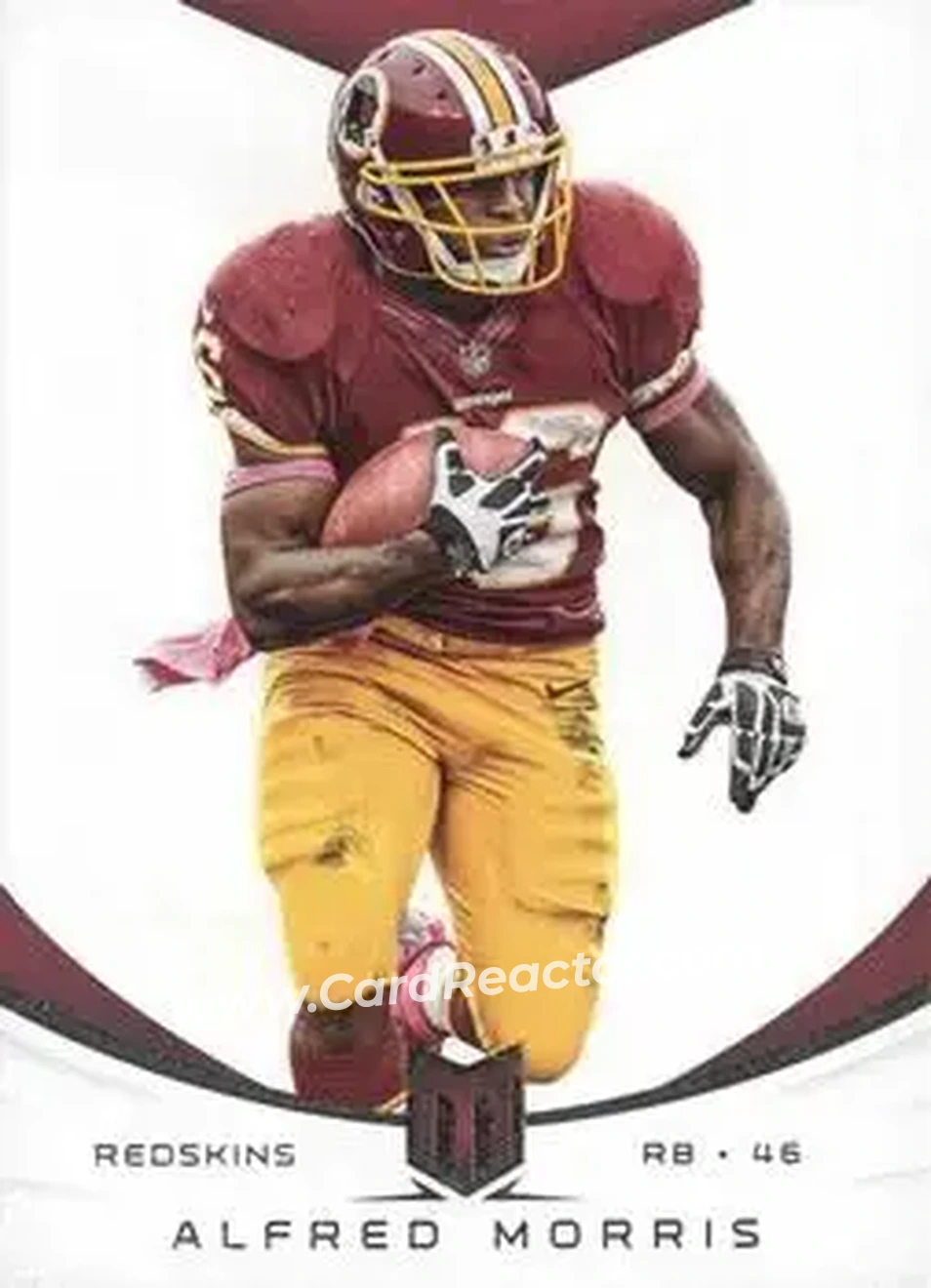 2013 Panini Momentum #1 - Alfred Morris - Washington Redskins - Front
