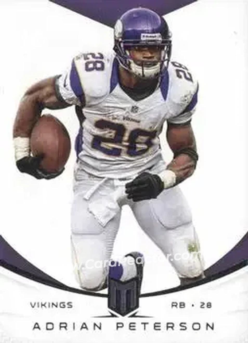 2013 Panini Momentum #17 - Adrian Peterson - Minnesota Vikings - Front 2013 Panini Momentum #17 - Adrian Peterson - Minnesota Vikings - Front