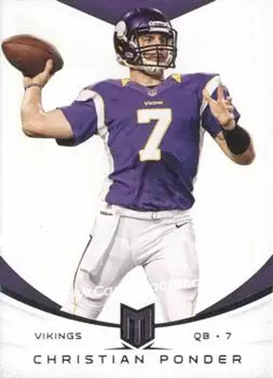2013 Panini Momentum #18 - Christian Ponder - Minnesota Vikings - Front