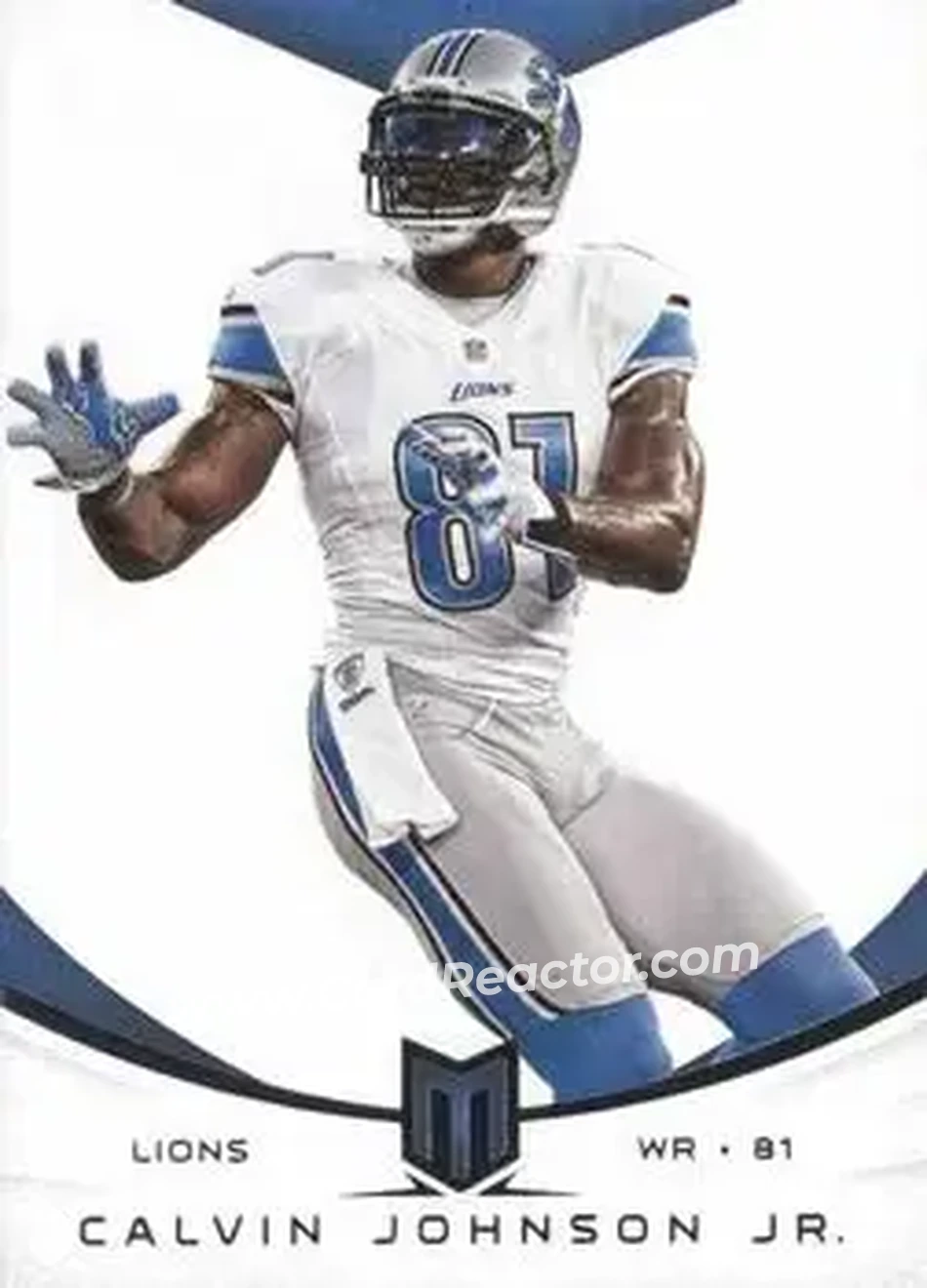 2013 Panini Momentum #23 - Calvin Johnson - Detroit Lions - Front