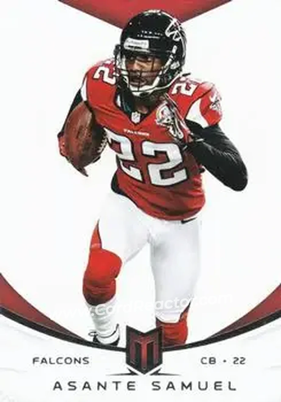 2013 Panini Momentum #26 - Asante Samuel - Atlanta Falcons - Front