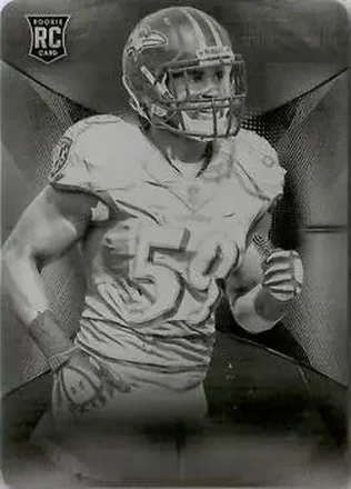 2013 Panini Black - Printing Plates Black #106 - Arthur Brown - Baltimore Ravens