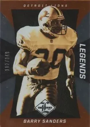 2013 Panini Limited #103 - Barry Sanders - Detroit Lions