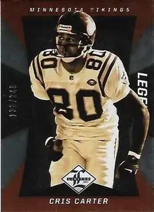 2013 Panini Limited #110 - Cris Carter - Minnesota Vikings