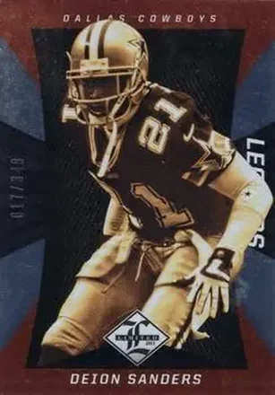 2013 Panini Limited #114 - Deion Sanders - Dallas Cowboys