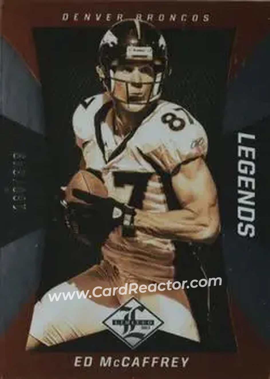 2013 Panini Limited #120 - Ed McCaffrey - Denver Broncos - Front