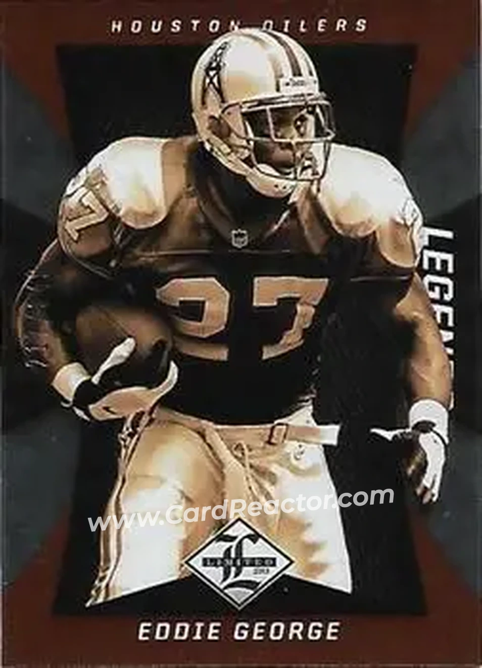 2013 Panini Limited #121 - Eddie George - Houston Oilers - Front