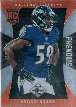 2013 Panini Limited #156 - Arthur Brown - Baltimore Ravens