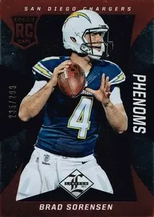 2013 Panini Limited #160 - Brad Sorensen - San Diego Chargers