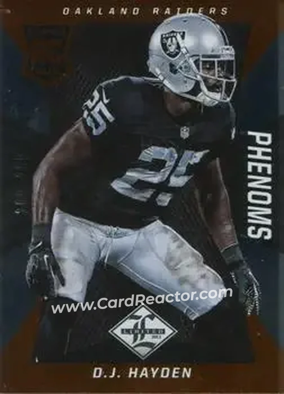2013 Panini Limited #162 - D.J. Hayden - Oakland Raiders - Front
