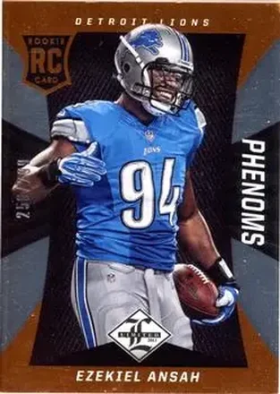 2013 Panini Limited #172 - Ezekiel Ansah - Detroit Lions