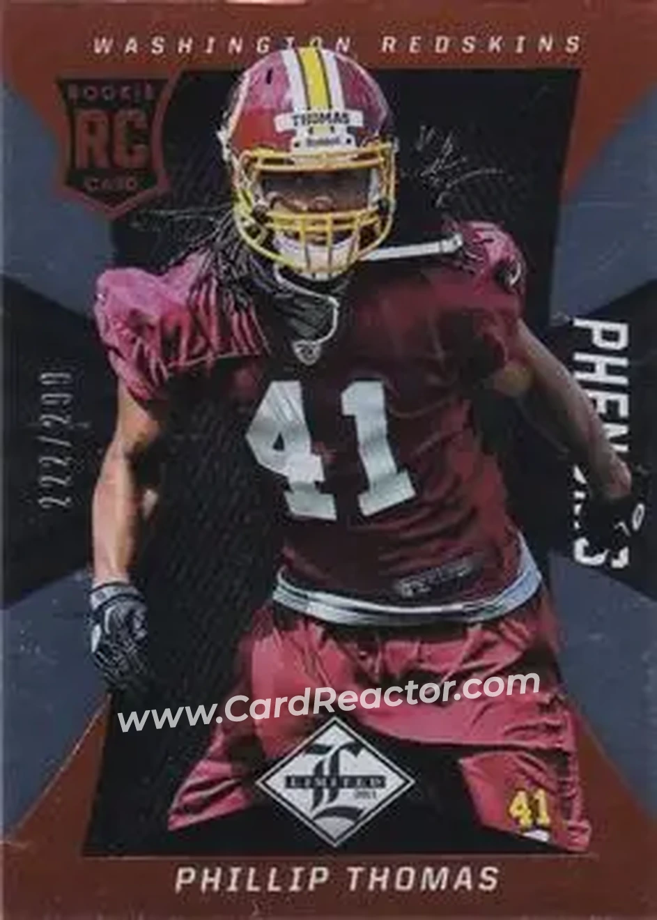 2013 Panini Limited #188 - Phillip Thomas - Washington Redskins