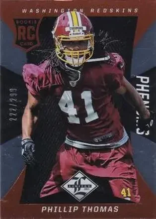 2013 Panini Limited #188 - Phillip Thomas - Washington Redskins