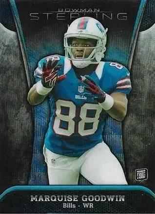2013 Bowman Sterling - Blue Refractors #78 - Marquise Goodwin - Buffalo Bills