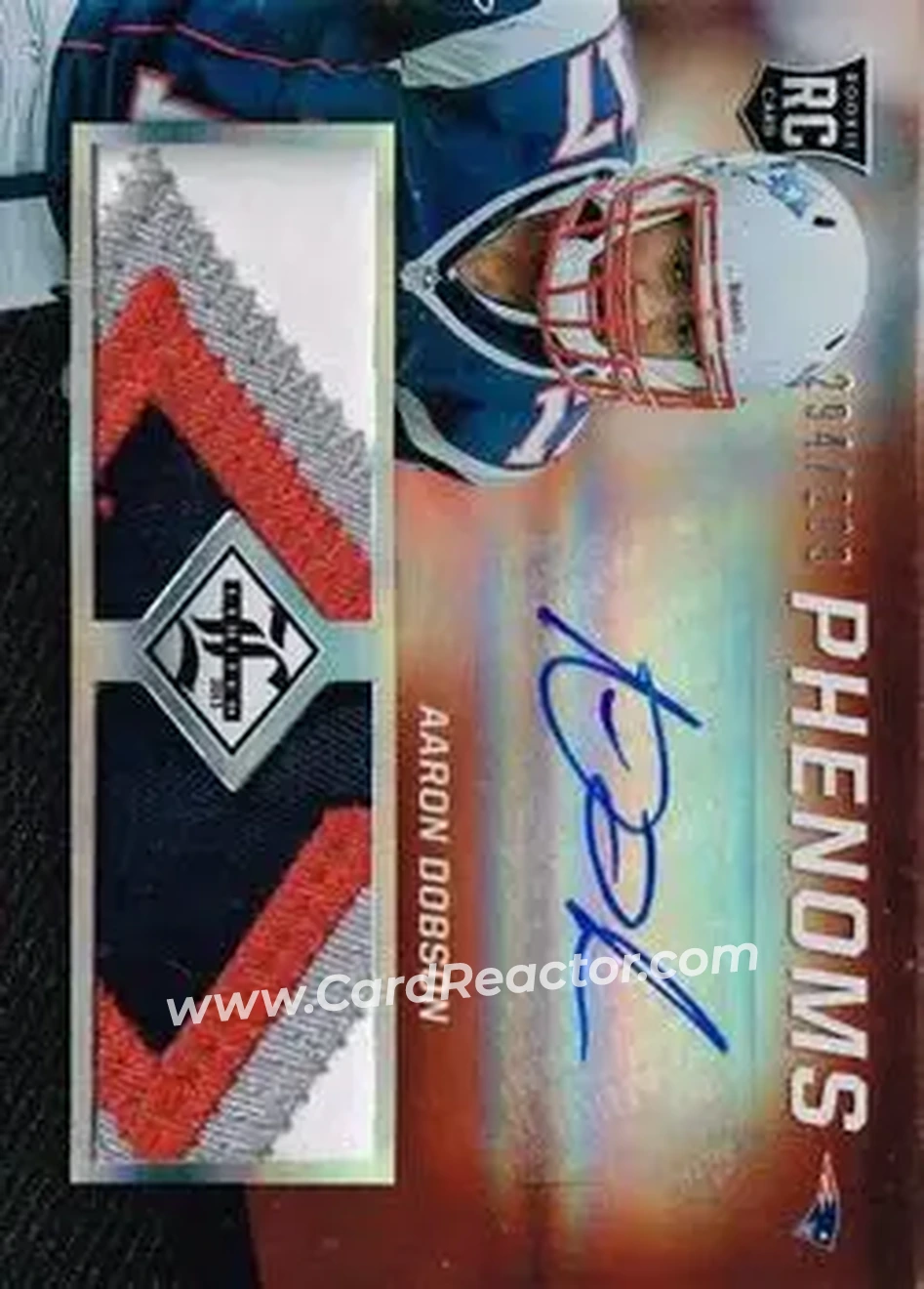 2013 Panini Limited #201 - Aaron Dobson - New England Patriots - Front
