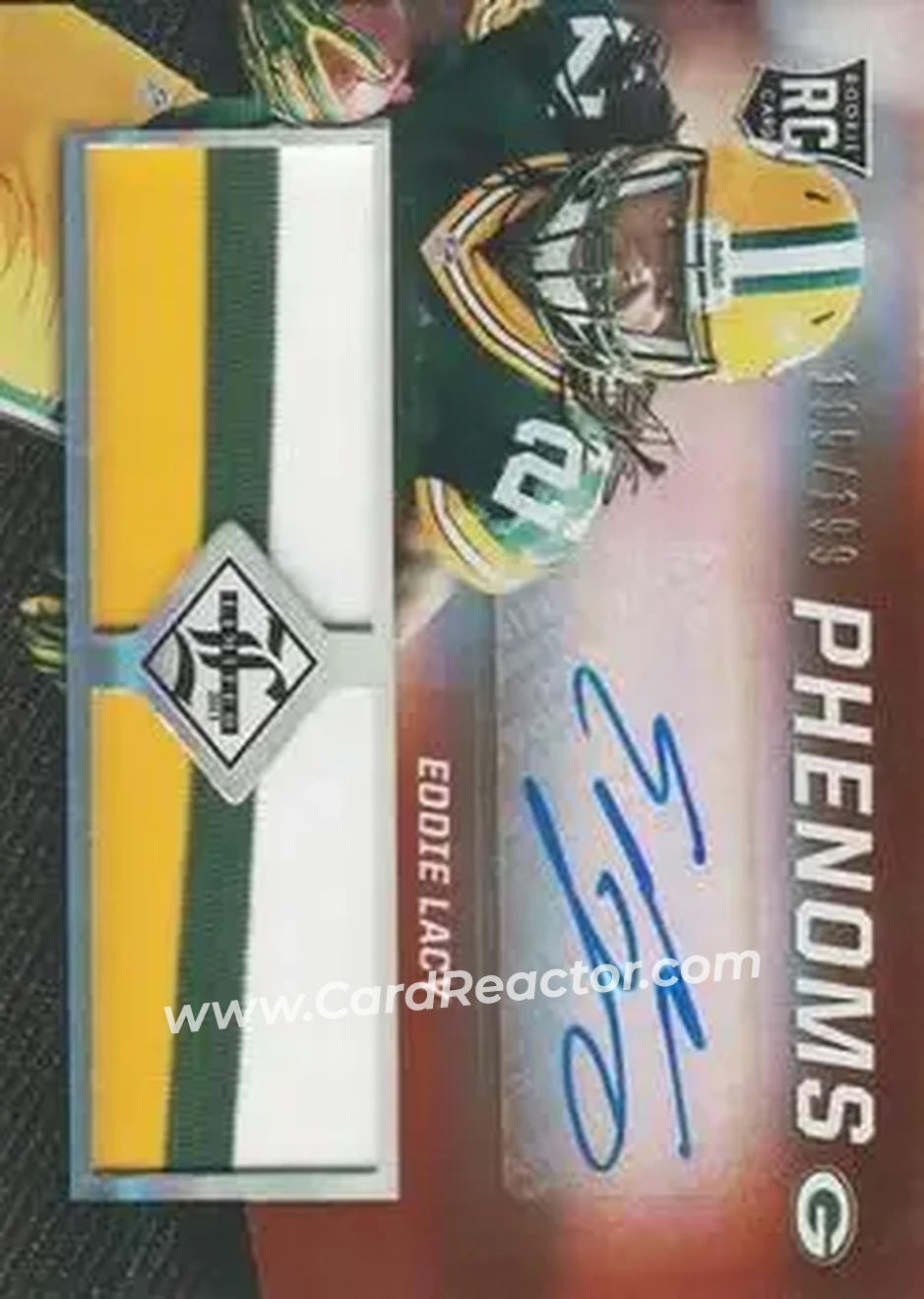 2013 Panini Limited #208 - Eddie Lacy - Green Bay Packers - Front 2013 Panini Limited #208 - Eddie Lacy - Green Bay Packers - Front