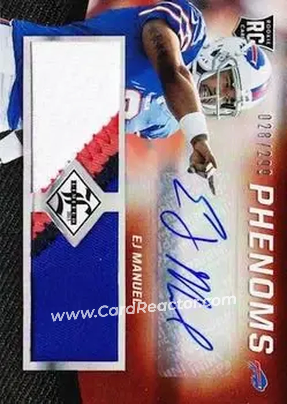 2013 Panini Limited #209 - EJ Manuel - Buffalo Bills - Front