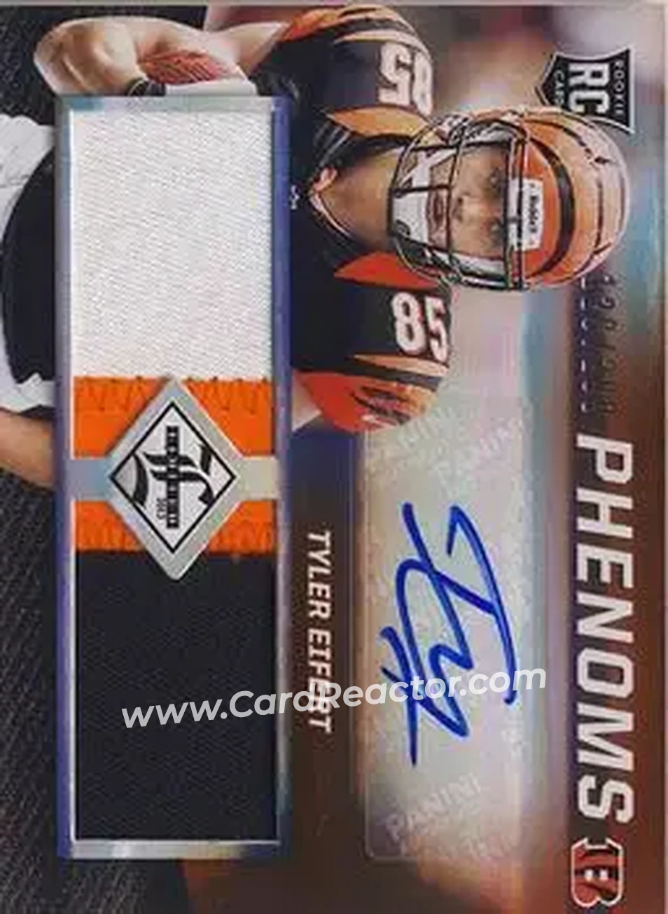 2013 Panini Limited #237 - Tyler Eifert - Cincinnati Bengals - Front 2013 Panini Limited #237 - Tyler Eifert - Cincinnati Bengals - Front