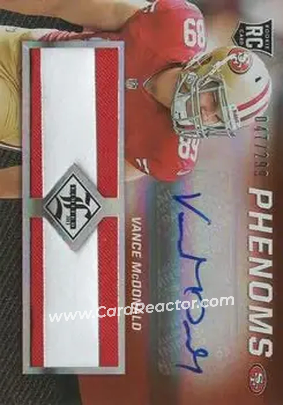 2013 Panini Limited #239 - Vance McDonald - San Francisco 49ers - Front