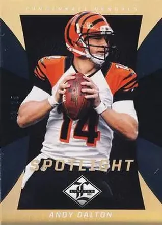 2013 Panini Limited - Gold Spotlight #19 - Andy Dalton - Cincinnati Bengals