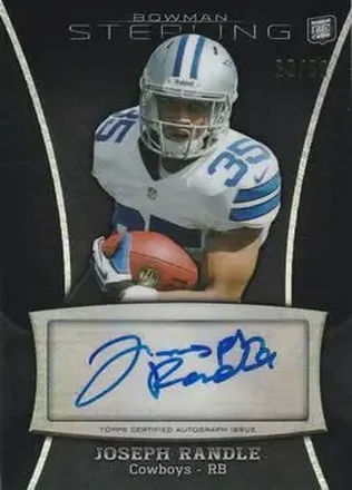 2013 Bowman Sterling - Autographs Black Refractors #BSA-JR - Joseph Randle - Dallas Cowboys
