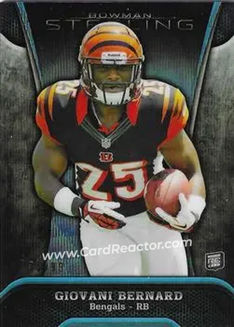 2013 Bowman Sterling - Blue Refractors #86 - Giovani Bernard - Cincinnati Bengals - Front