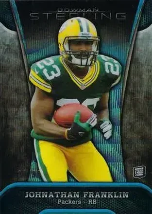 2013 Bowman Sterling - Blue Refractors #95 - Johnathan Franklin - Green Bay Packers