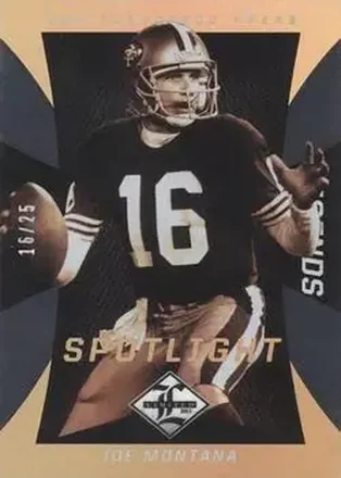 2013 Panini Limited - Gold Spotlight #138 - Joe Montana - San Francisco 49ers